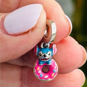 Stitch & Donut Pendant 925 Silver